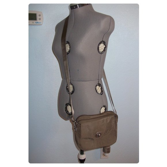 Baggallini Brown Crossbody Bagg Tote Satchel Purse - Picture 13 of 13